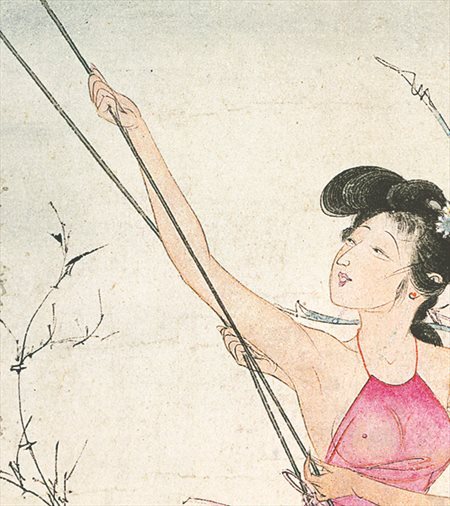 孝南-胡也佛的仕女画和最知名的金瓶梅秘戏图